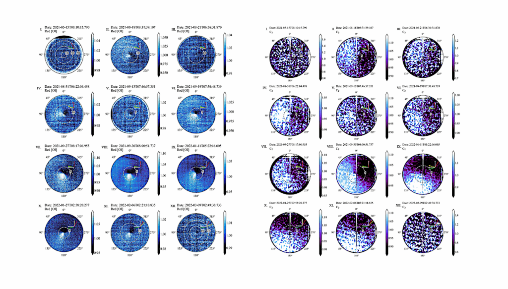 Recent Chemo-morphological Coma Evolution of Comet 67P/Churyumov-Gerasimenko