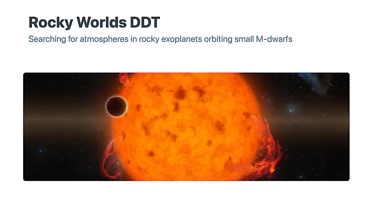 Rocky Worlds DDT Updates: New Targets, Upcoming Observations, and More