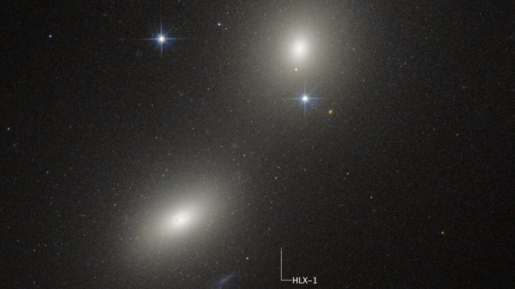 Rogue black hole found terrorizing unfortunate star in distant galaxy