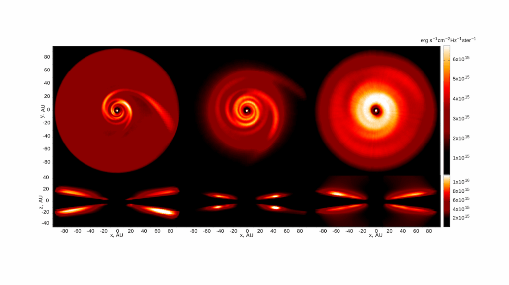 Simulation of Images of Protoplanetary Disks After Collision with Free-floating Planets