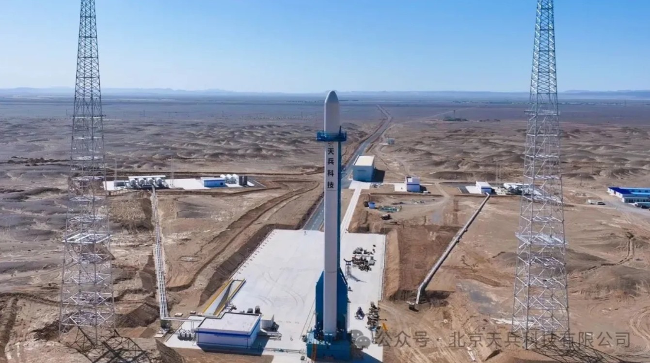 Space Pioneer completes launch pad for Tianlong-3 rocket