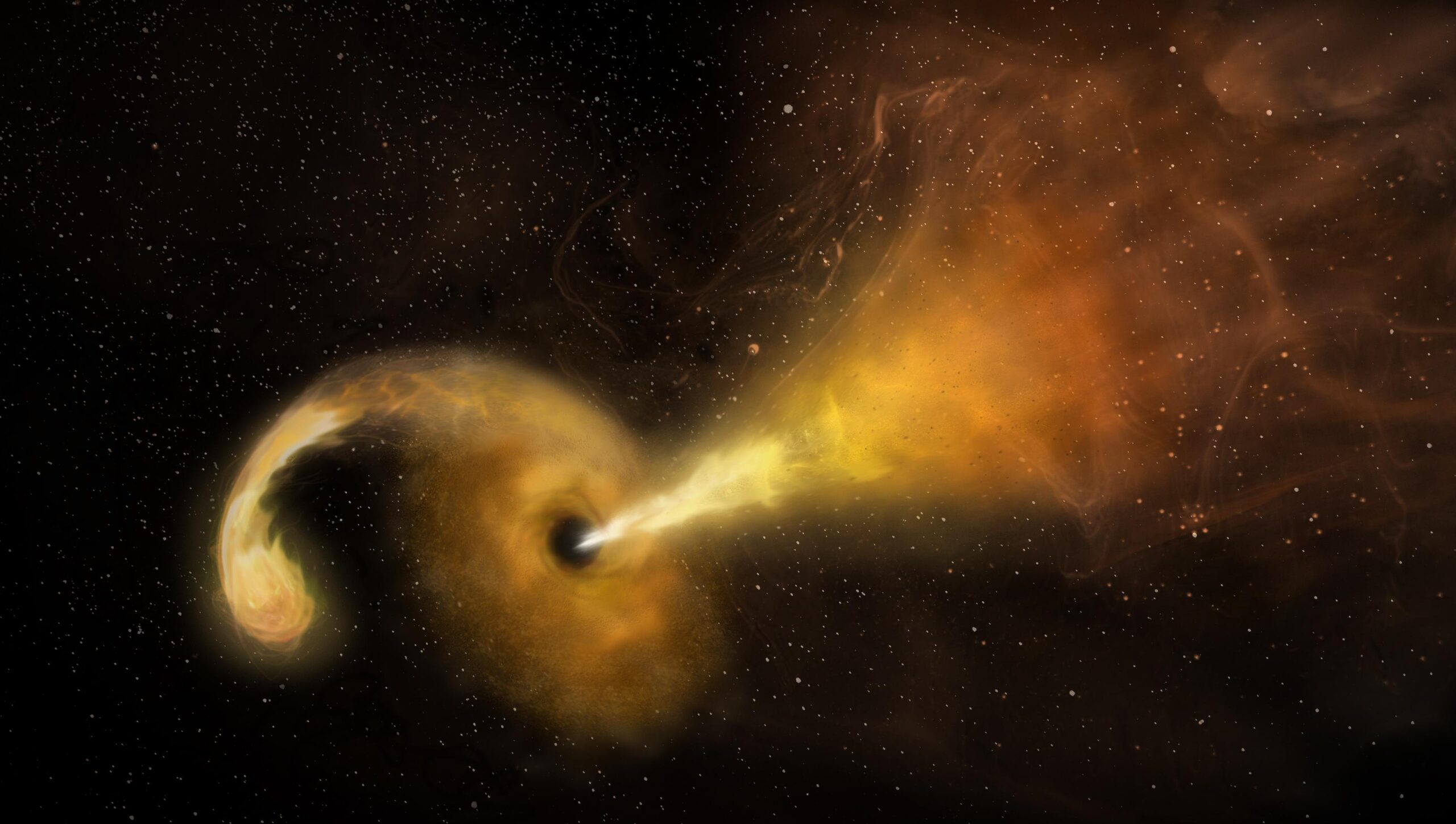 This star escaped a supermassive black hole's violent grips — then returned for round 2