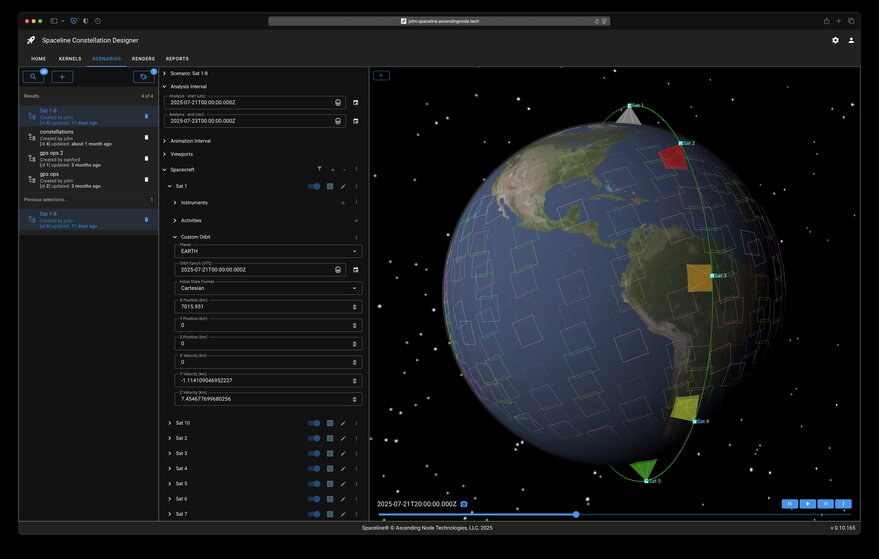 Ascending Node offers constellation-design tool