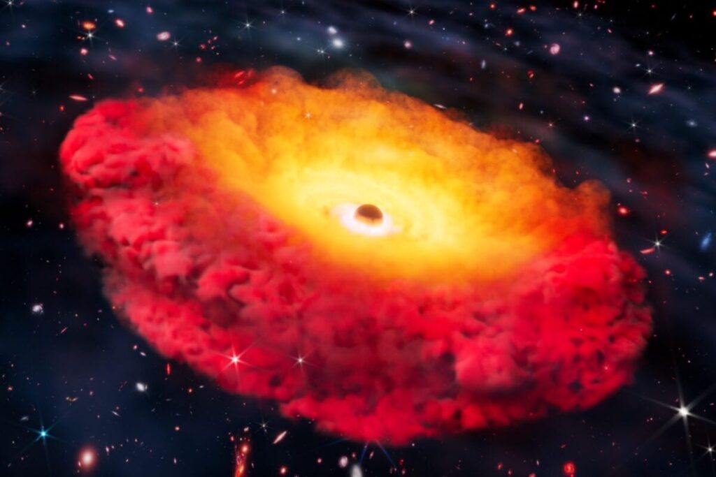 Astronomers Spot the Earliest Confirmed Black Hole at Cosmic Dawn