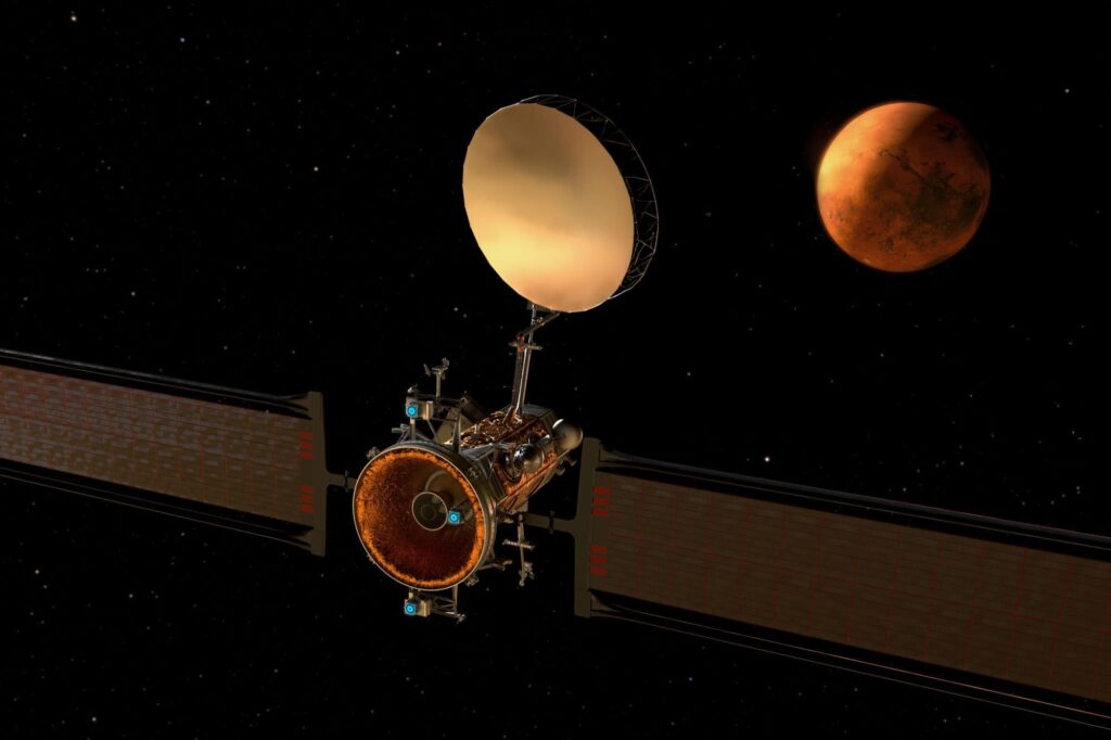 Blue Origin offers Mars communications orbiter concept