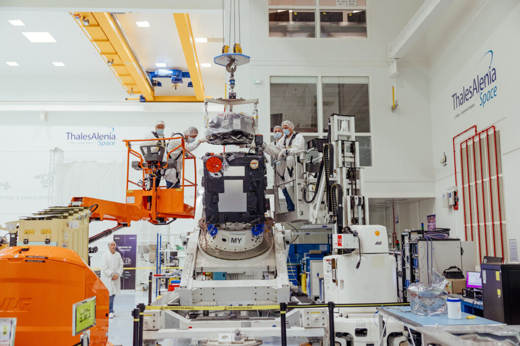 FLEX instrument meets its satellite