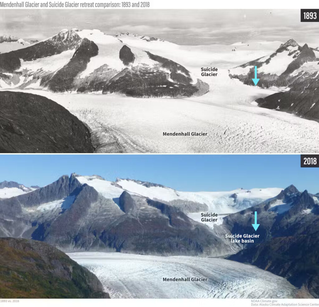Glacial lake flood hits Juneau, Alaska, reflecting a growing global risk as mountain glaciers melt