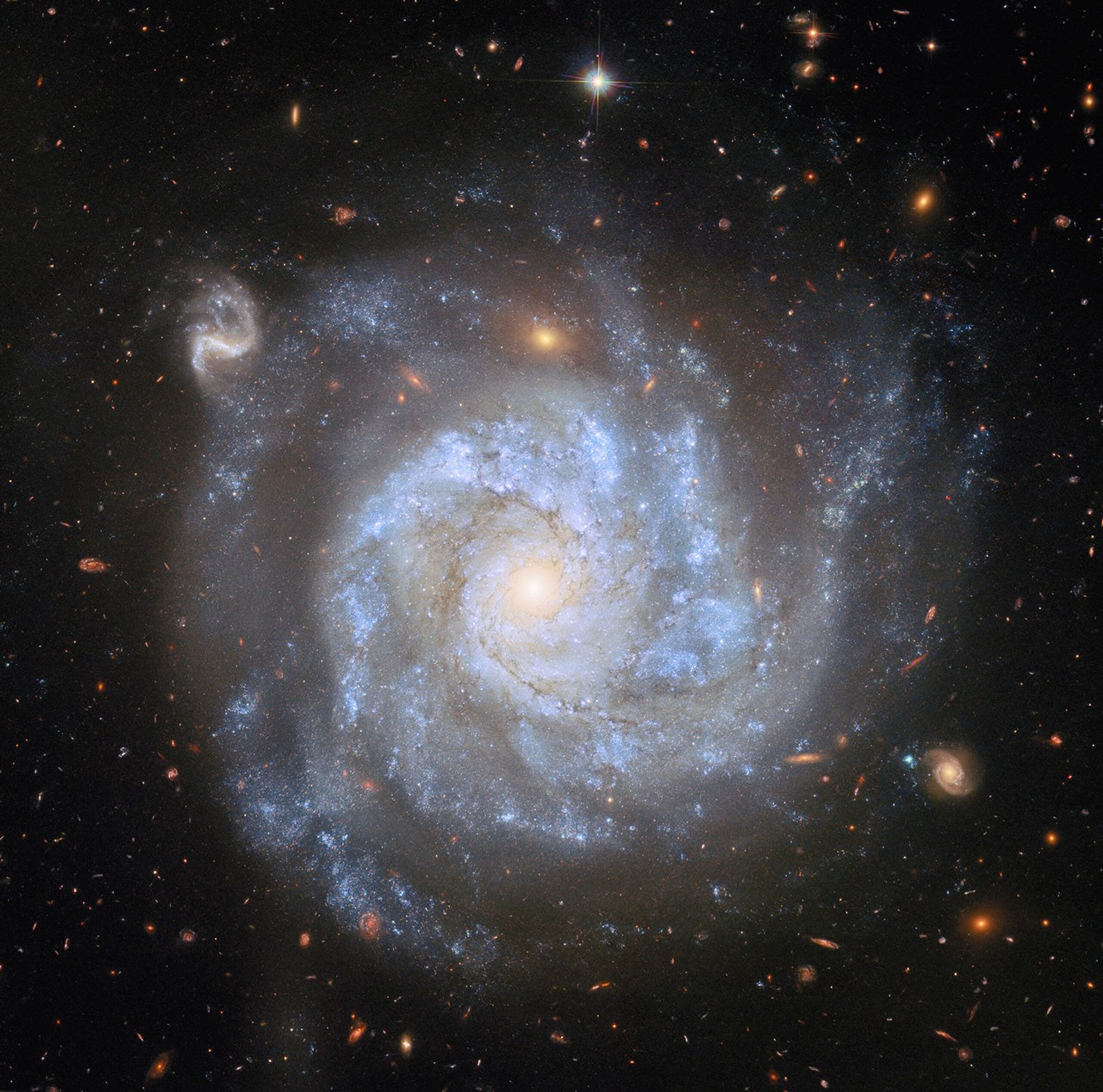 Hubble Surveys Supernova-Rich Spiral