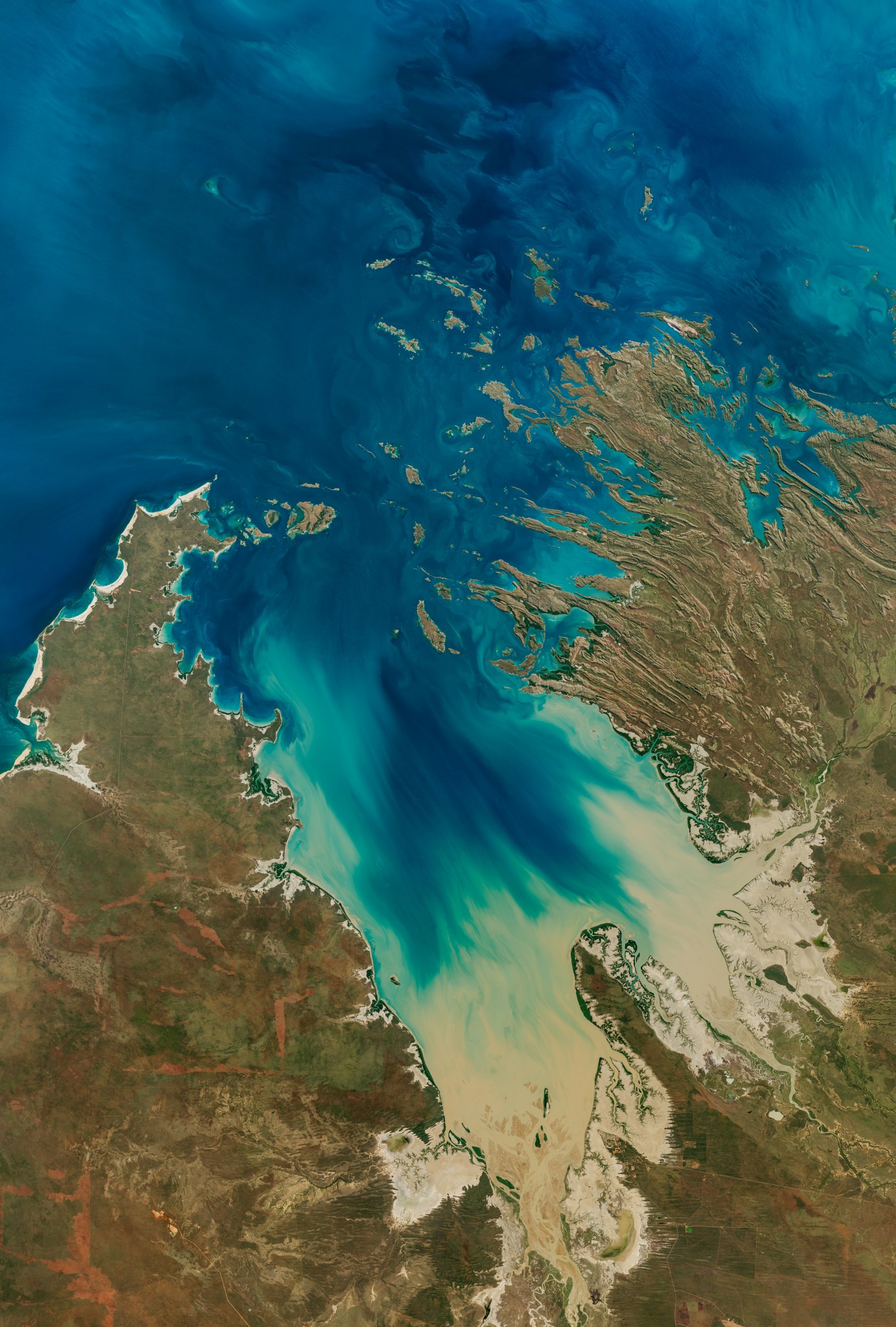 Landsat 9 Sees Buccaneer Archipelago