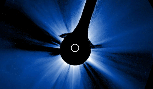 Moon photobombs the sun in wild NOAA satellite image | Space photo of the day for Aug. 27, 2025