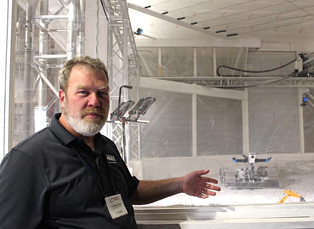 New lunar surface simulator in Colorado puts moon machinery to the test