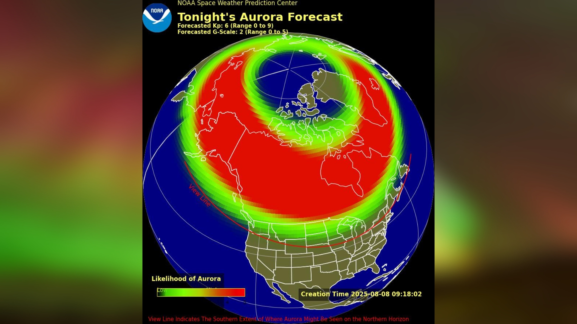 Northern lights may be visible in these 18 states tonight