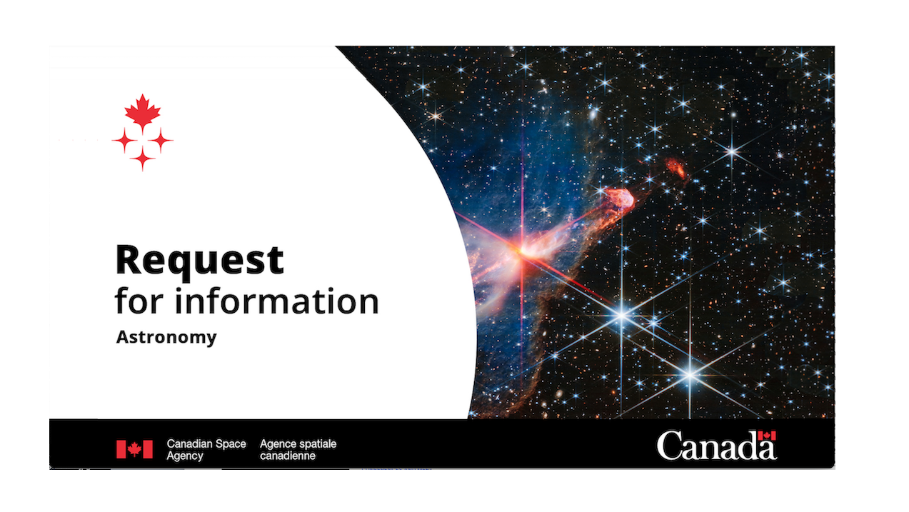 Request for Information – Canadian Contribution to the Habitable Worlds Observatory (HWO) Space Astronomy Mission