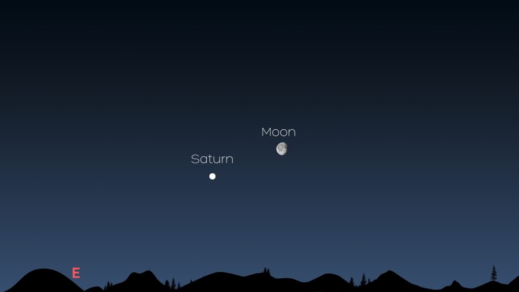 See Saturn and the moon in a stunning close encounter on Aug. 11