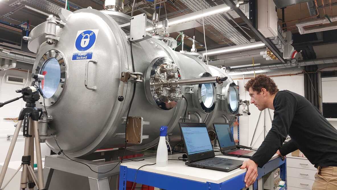 Simulating Ice Worlds in the Lab
