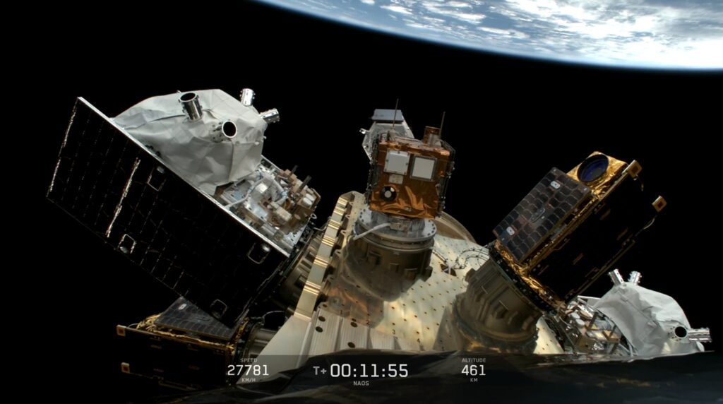SpaceX launches Luxembourg imaging satellite, seven rideshare payloads