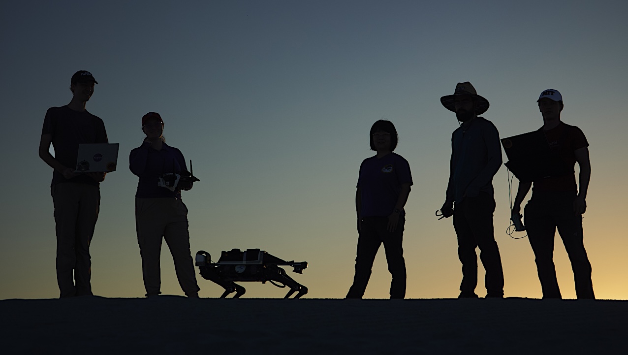 Teaching Robots To Walk On Mars From The Sand Of New Mexico