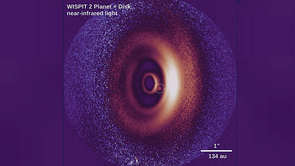 Unexpected Discovery Of A Planet Forming Around A Young Star