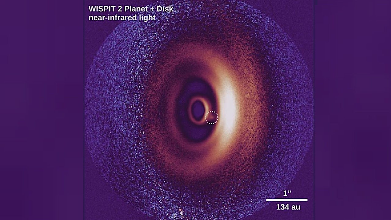 Unexpected Discovery Of A Planet Forming Around A Young Star