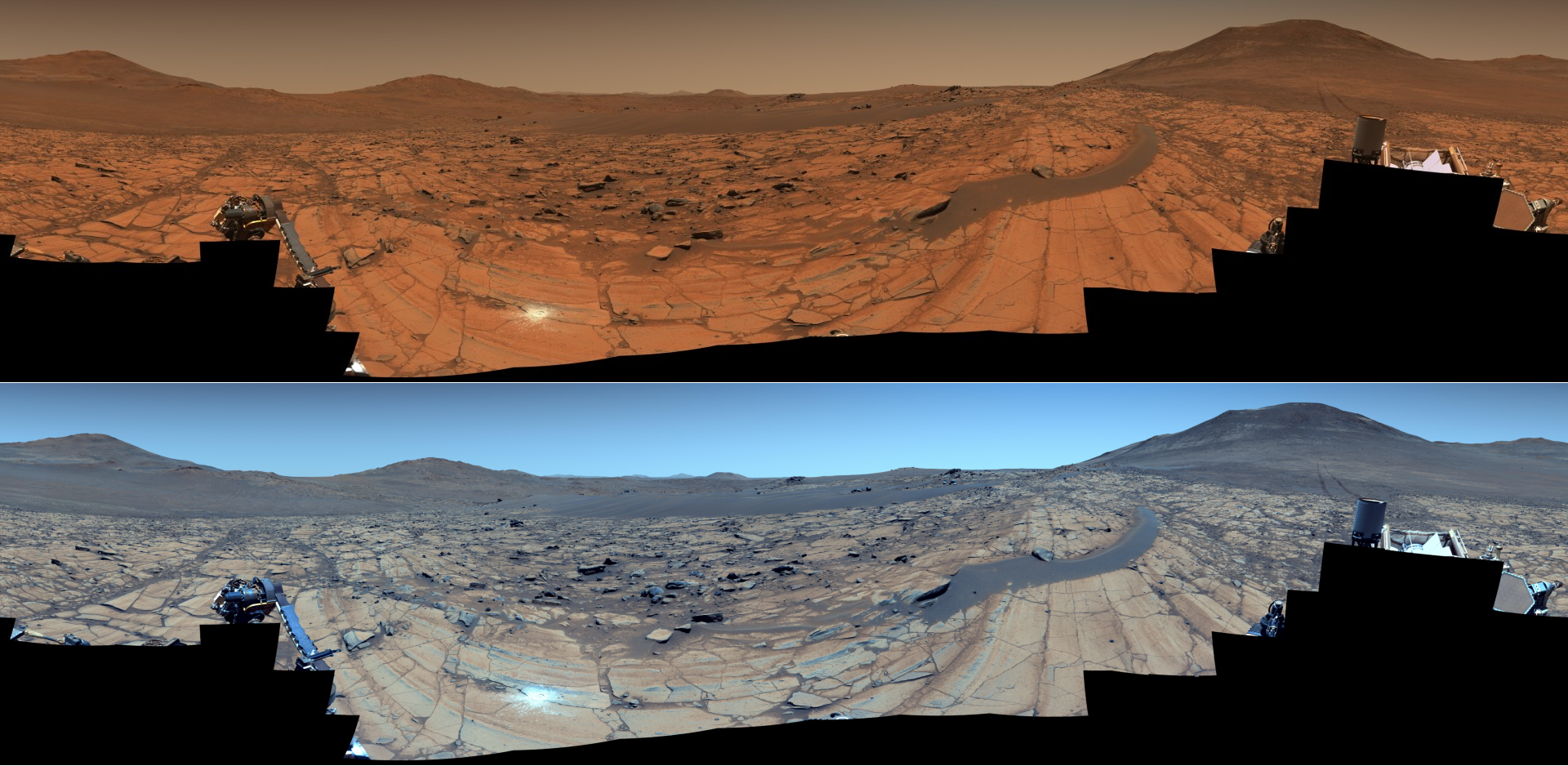 What would Mars look like under an Earth-like blue sky? NASA's Perseverance rover just showed us