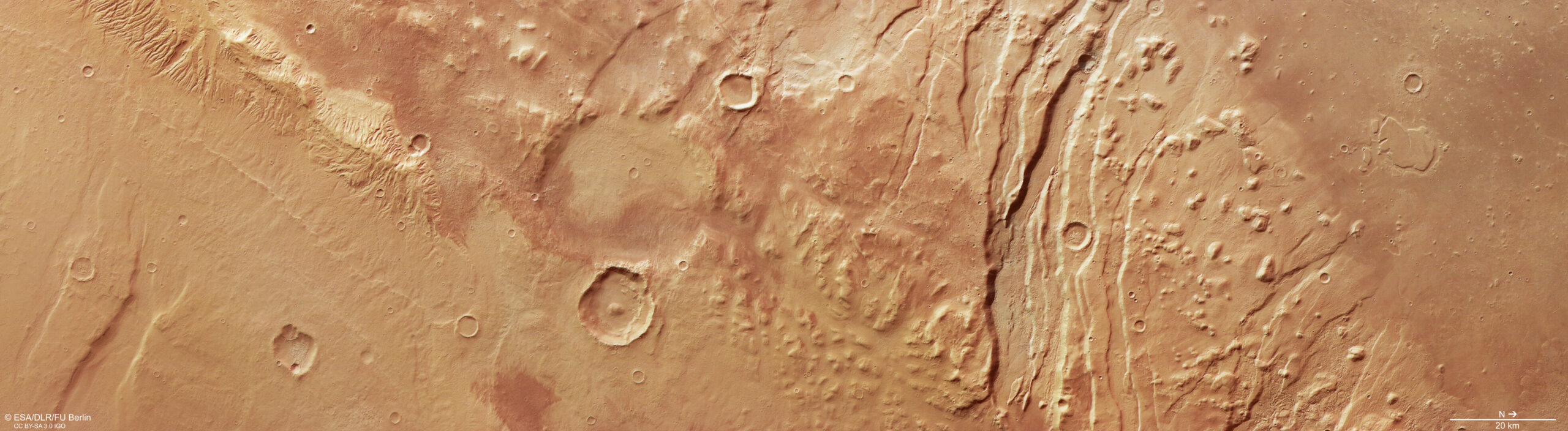 When martian ground falls apart