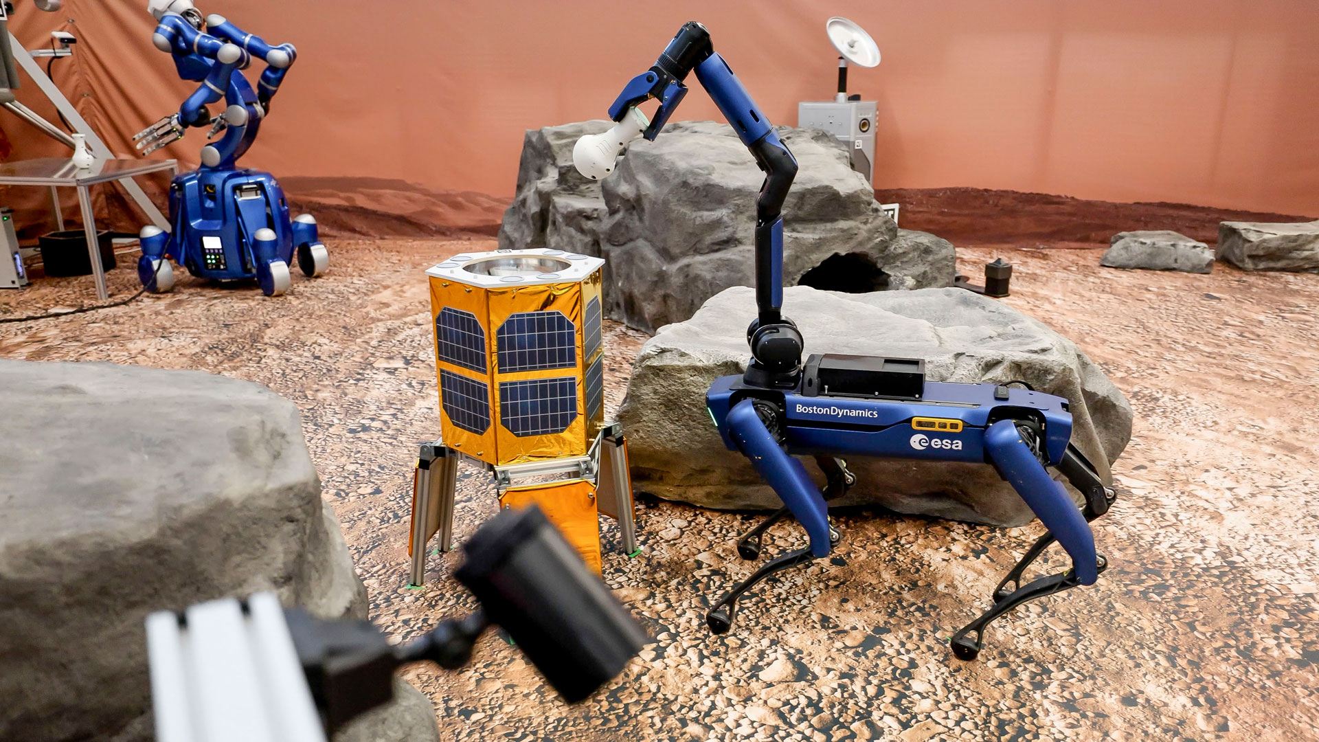 Who's a good robot dog? Bert and Spot explore Mars-like surface with help from AI and astronaut in space