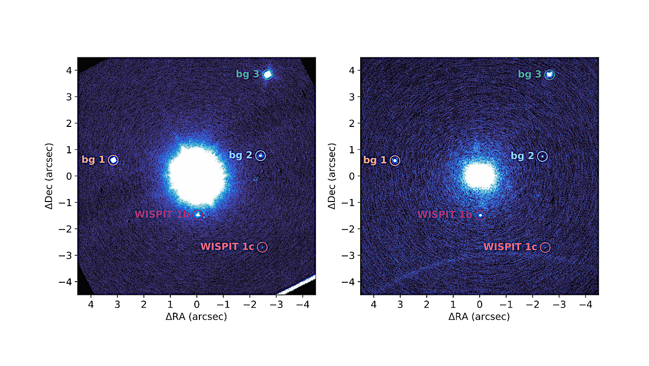 WIde Separation Planets In Time (WISPIT): Two Directly Imaged Exoplanets Around The Sun-like Stellar Binary WISPIT 1