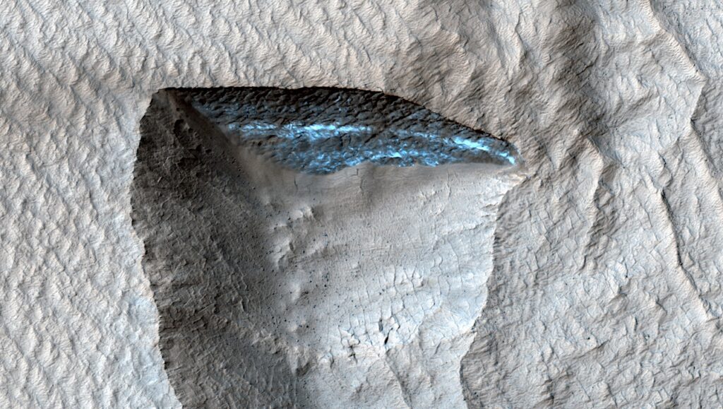 A Slice of Ice On Mars