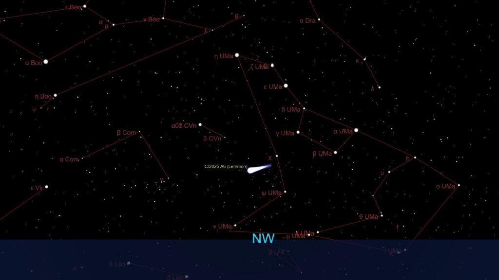 Comet C/2025 A6 (Lemmon) is approaching Earth  — will it become visible to the naked eye?