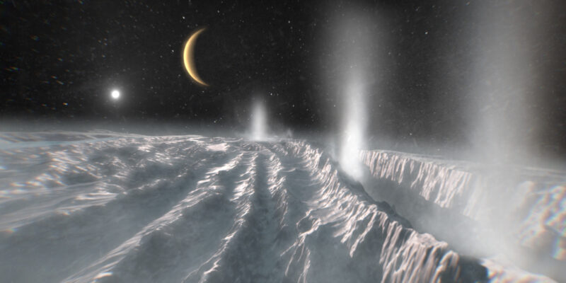 Do organics in Enceladus’ plumes really come from its ocean?