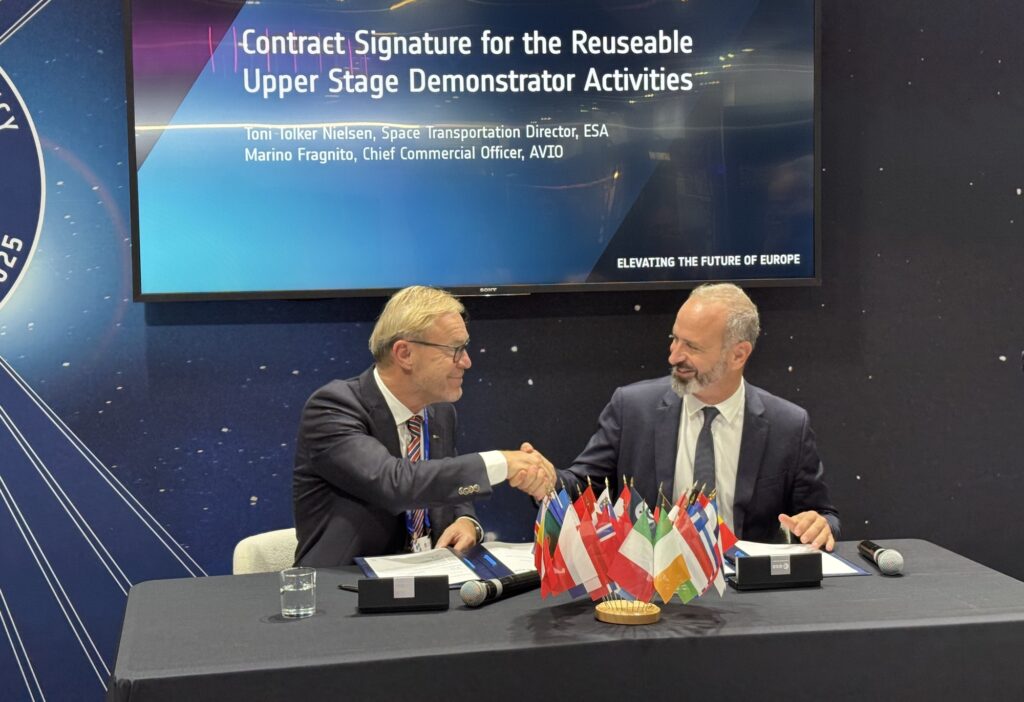 ESA and Avio to study reusable upper stage