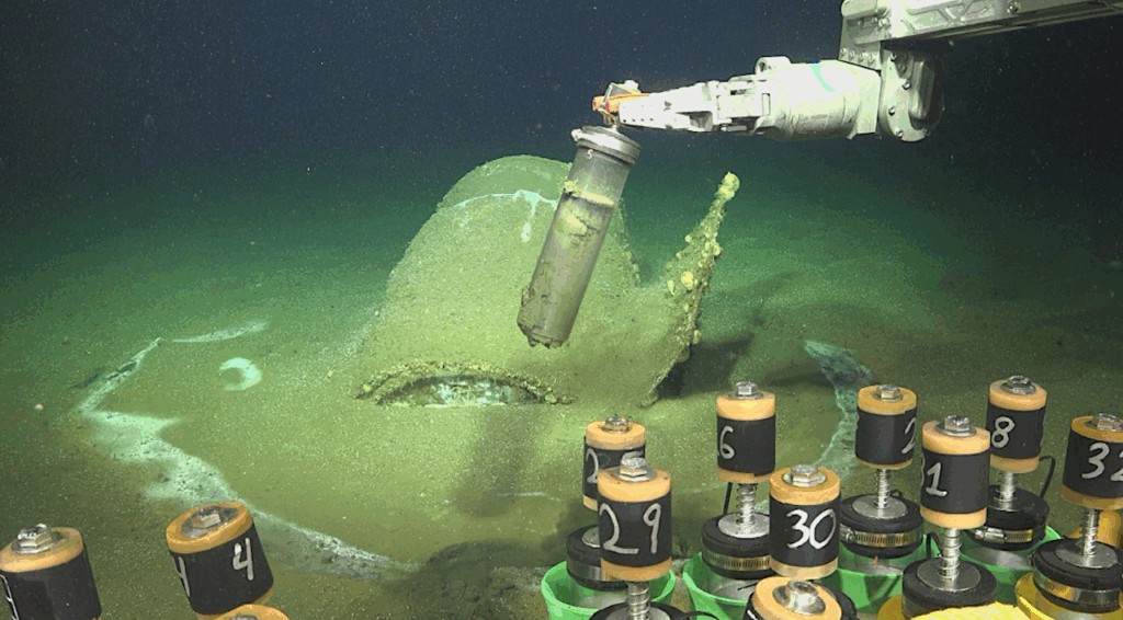 Extremophile Hotspots Linked To Containerized Industrial Waste Dumping In A Deep-sea Basin