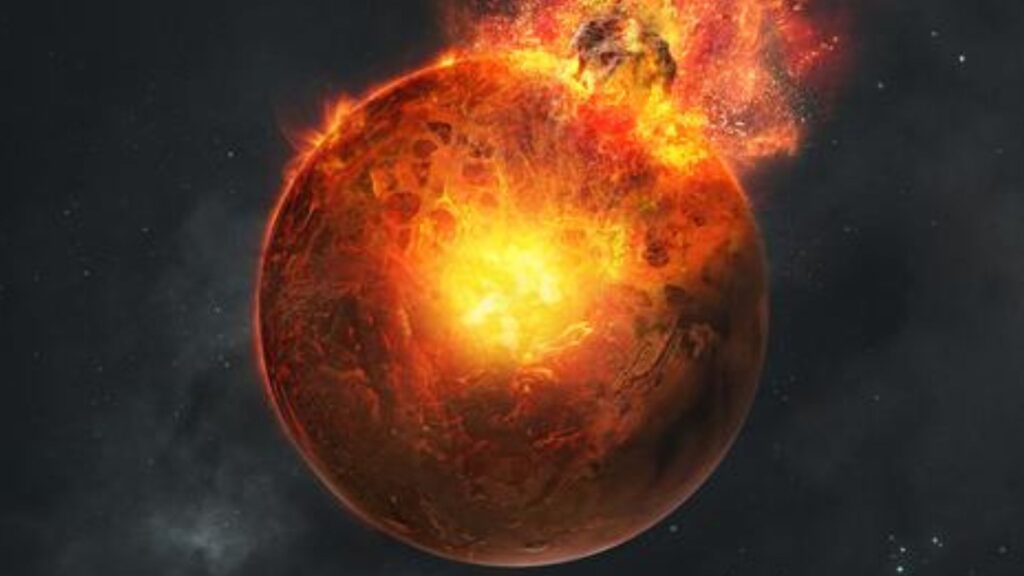 Huge chunks of ancient cosmic objects may be stuck inside Mars