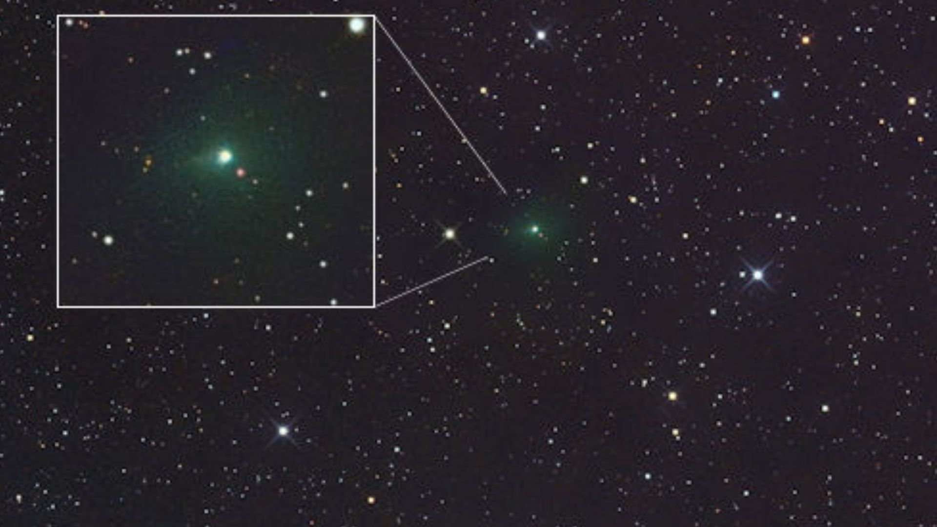 Interstellar comet 3I ATLAS glows green during lunar eclipse | Space photo of the day for Sept. 15, 2025