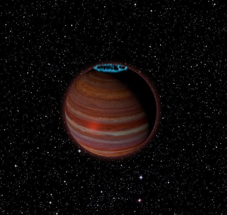 James Webb Spots Intense Auroras on Nearby Rogue Planet