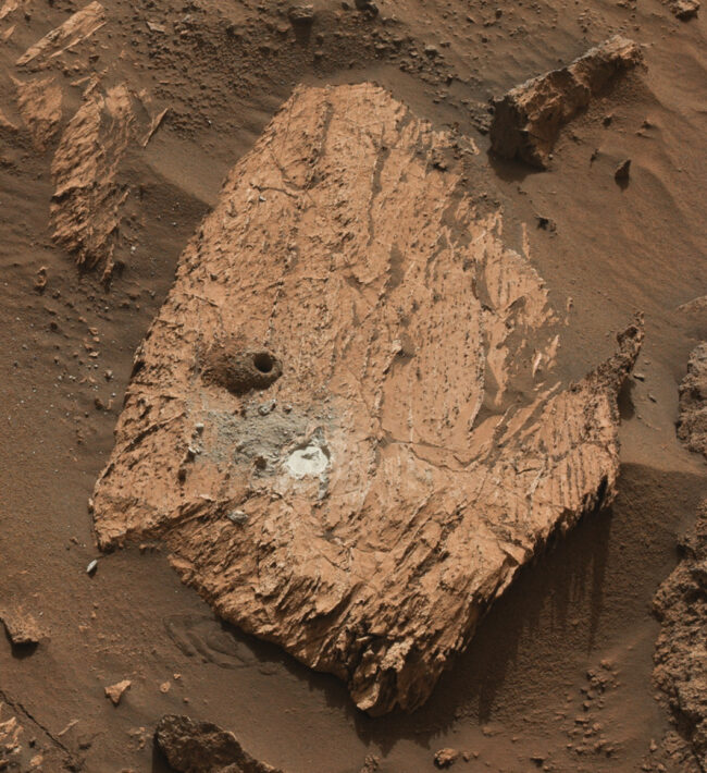 NASA says Mars rock is a potential biosignature