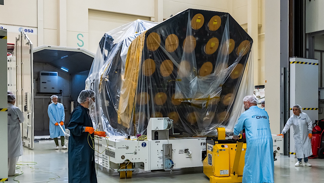 Plato Habitable Planet Observing Telescope Arrives at ESTEC