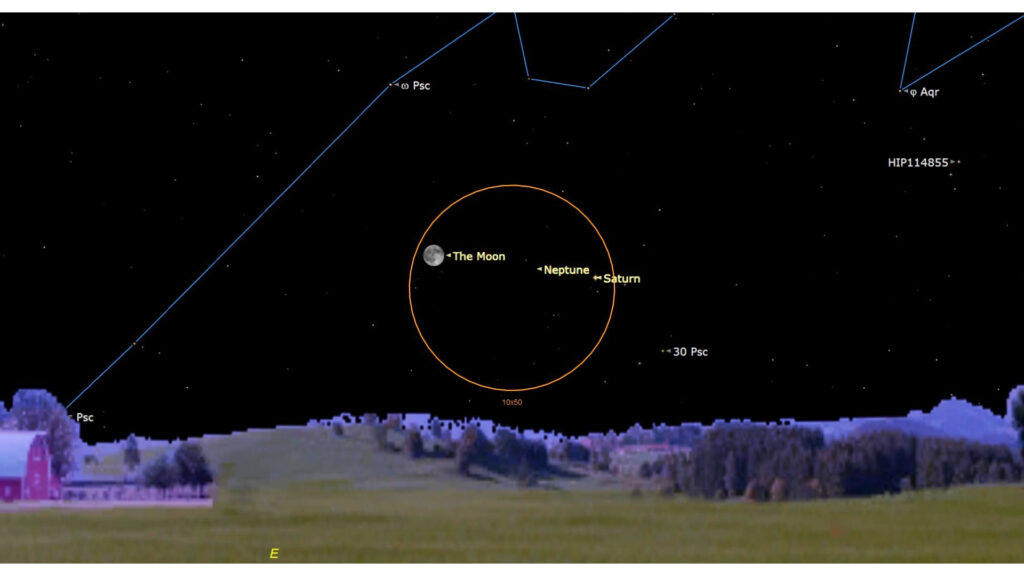 Saturn and the moon take a sunset stroll on Sept. 8: Here's how to see it