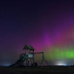 'Secret island' on sun sparks surprise solar storm and stunning auroras across the US (photos)