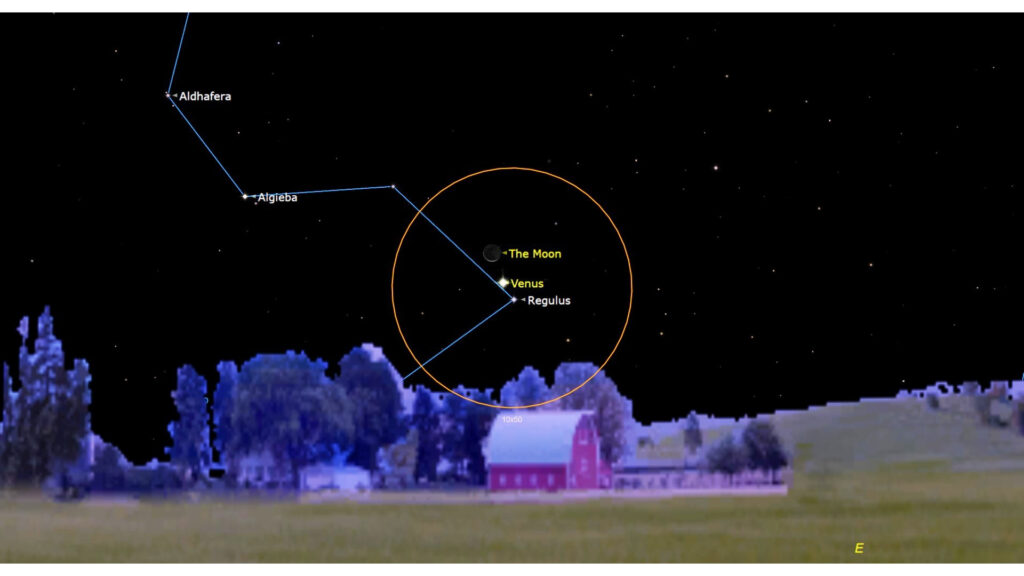 See the crescent moon take flight with Venus in the predawn sky on Sept. 19