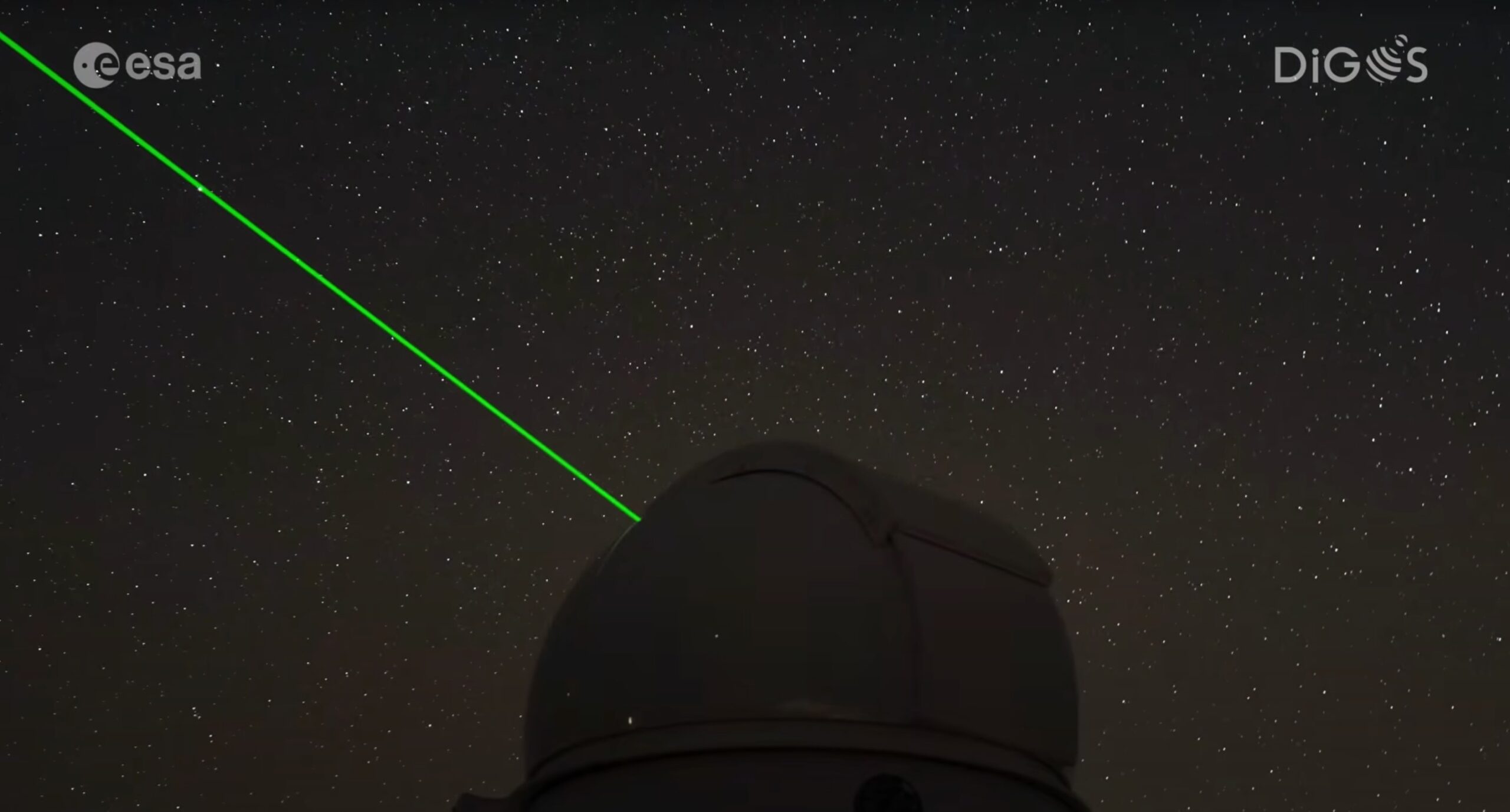 These 2 European telescopes use lasers to track potentially dangerous space junk (video)