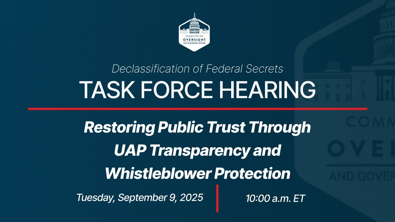 US Congress is holding a UFO hearing tomorrow about 'restoring public trust.' Here's how to watch live