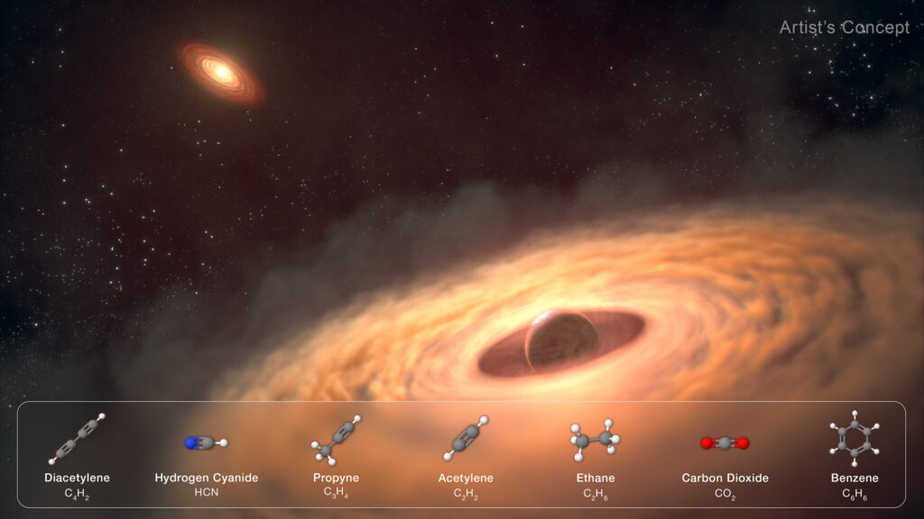 Webb studies moon-forming disc around massive planet