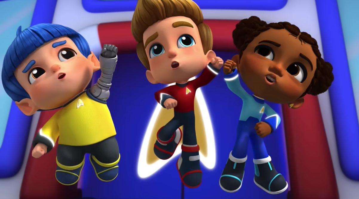 Who is the pre-school cartoon 'Star Trek: Scouts' made for? (hint: it's not kids)