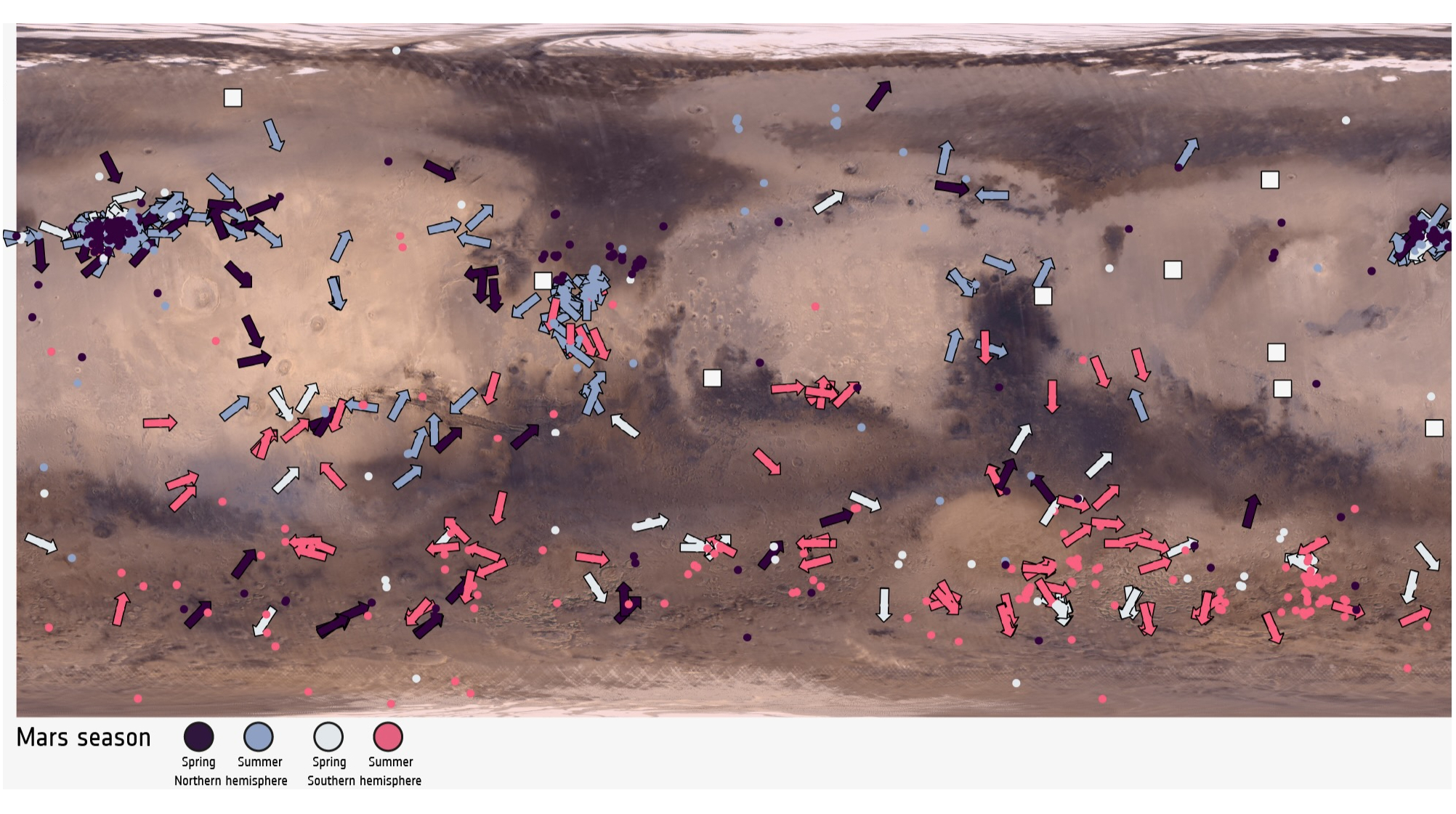 1,000 Martian dust devils! European orbiters track Red Planet's tiny tornadoes