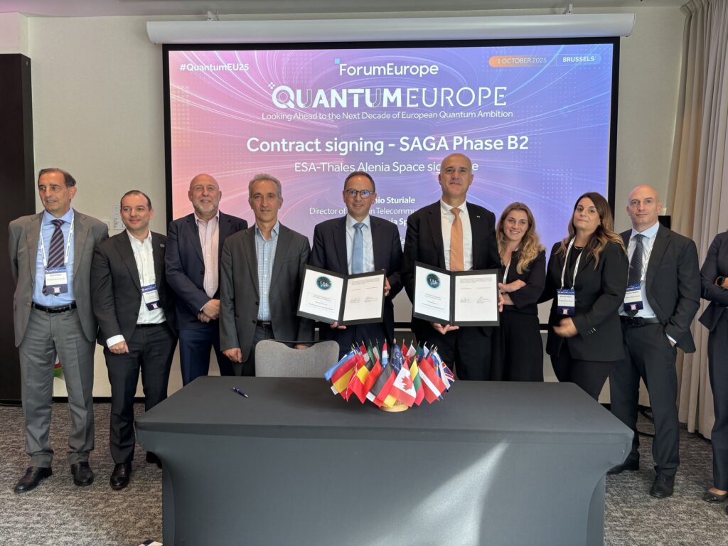 Advancing Europe’s quantum secure communications from space