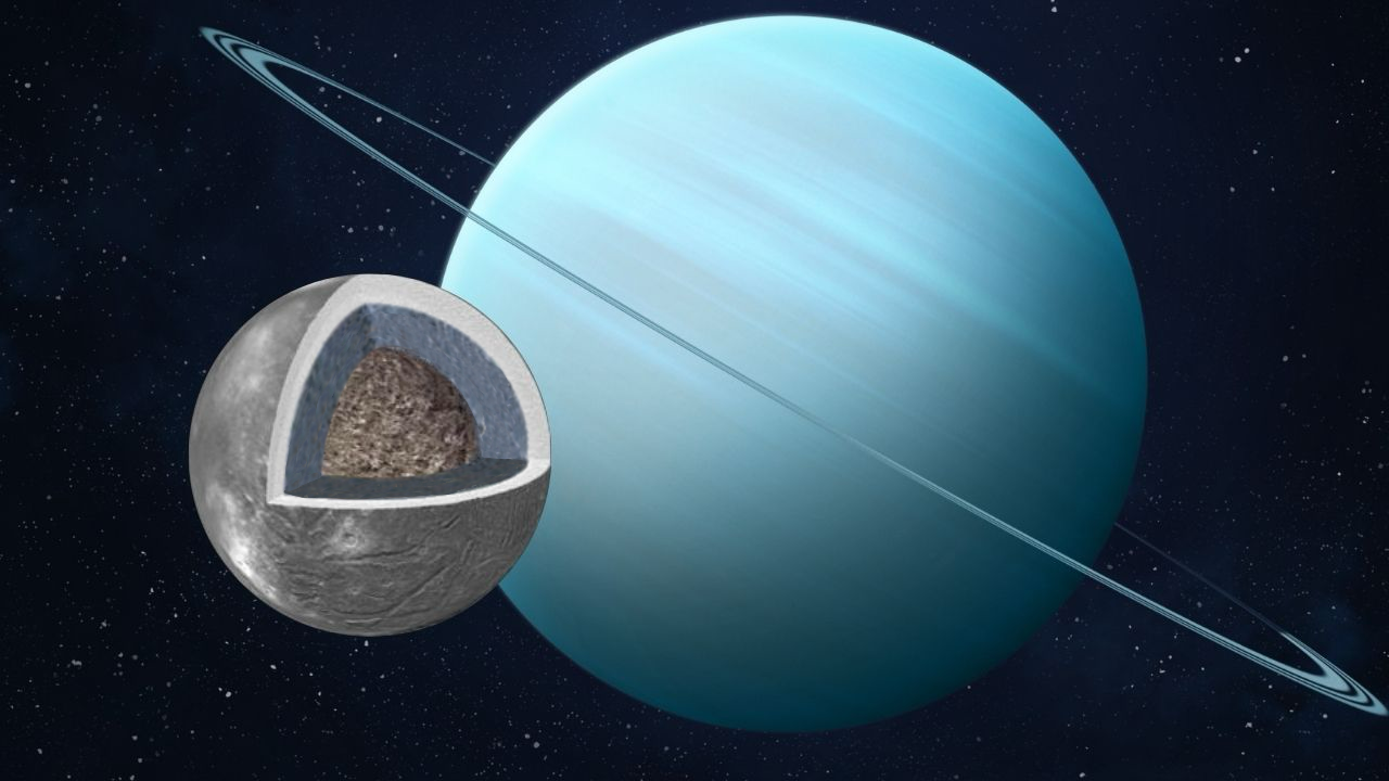 Ariel Had A 170km Deep Sub-Surface Water Ocean