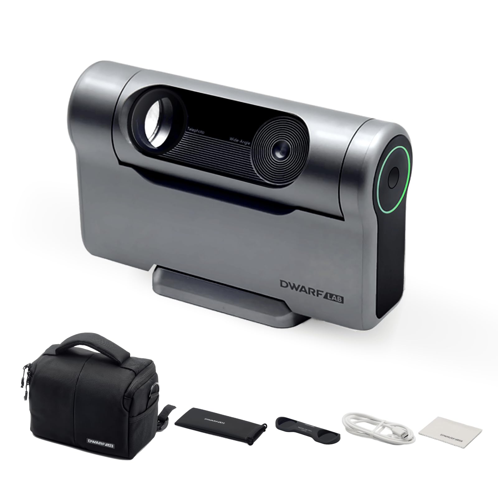 DWARFLAB Dwarf 3 Smart Telescope – Portable, Capture Astronomy/Wildlife/Panorama, EQ Mode, Cloud Processing, 4K Auto-Tracking, Ultra-Light 3lb, Suits All Ages