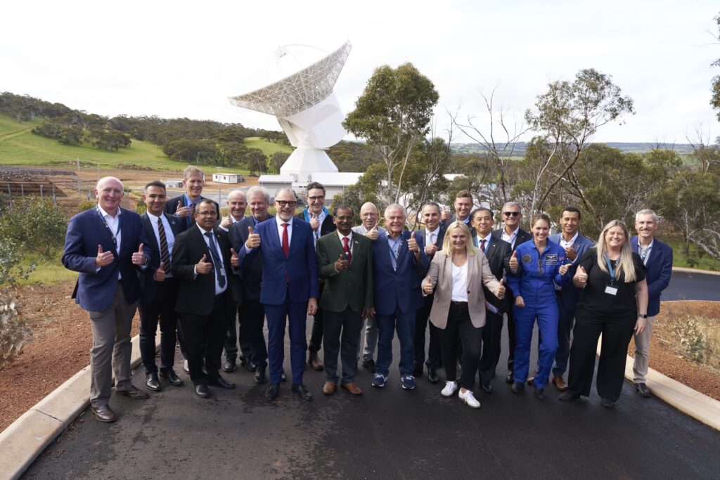 ESA inaugurates new deep space antenna in Australia