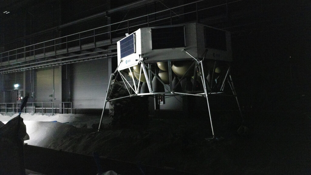 ESA's lunar lander on a simulated moon | Space photo of the day for Oct. 27, 2025